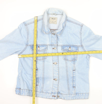 Denim Co Women Blue Size 16 Classic Denim Jacket