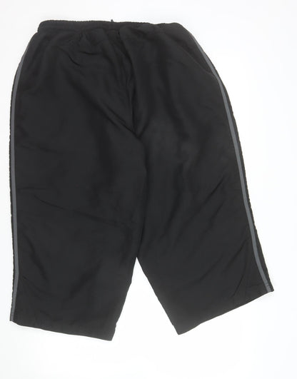 Lonsdale Men’s Black 2XL Athletic Activewear Shorts Polyester Gym