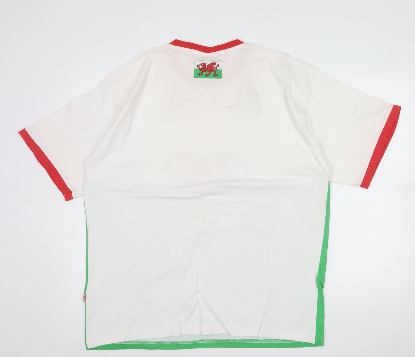 Tour Collection Men's Multicoloured XL Welsh Flag Crew Neck T-Shirt