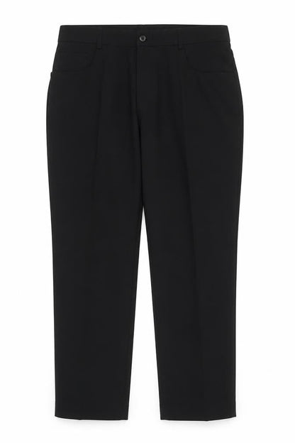 Taylor & Wright Men's Black Slim Fit Dress Trousers 38S Polyester