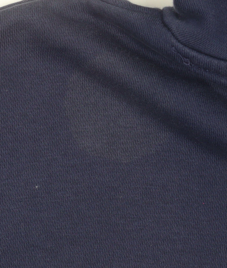 Next Men's Navy Blue Pullover Hoodie M Cotton Blend Casual
