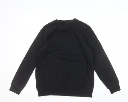 Fortnite Boys Black L Graphic Print Pullover Sweatshirt