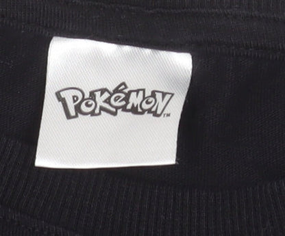 Pokémon Boys Black Long Sleeve Graphic T-Shirt 10-11 Years