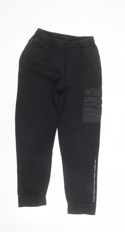 The North Face Boys Black Jogger Trousers L Elastic Waist Activewear