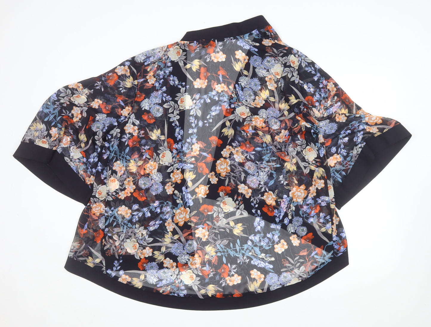 Papaya Weekend Women's Multicoloured Floral Kimono Blouse Size 18