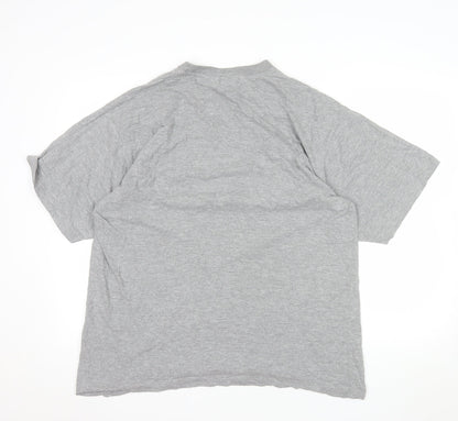 FILA Men's Grey XL Crew Neck Short Sleeve Sports T-Shirt