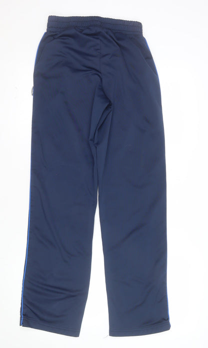 Everlast Men's Blue Track Pants S Regular Fit Quick Dry Polyester