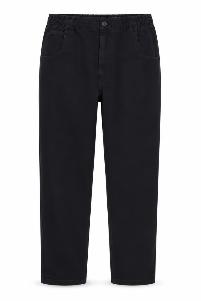 Pegasus Men’s Black Chino Trousers 34W 29L Cotton Stretch