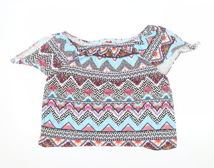 s.Oliver Women's Multicoloured Aztec Tunic Blouse Size 14