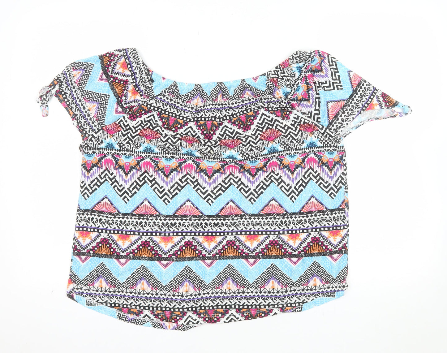 s.Oliver Women's Multicoloured Aztec Tunic Blouse Size 14