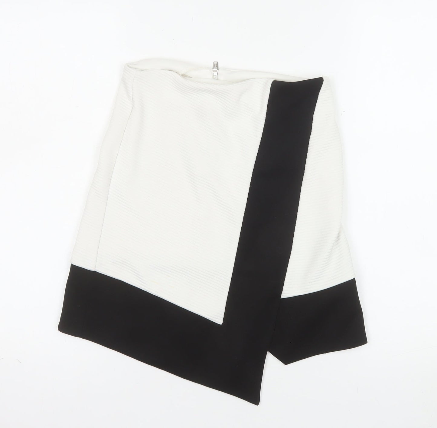 Miss Selfridge Women’s Black White Pencil Mini Skirt Size 8