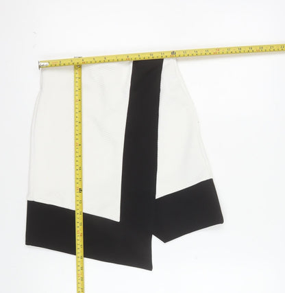 Miss Selfridge Women’s Black White Pencil Mini Skirt Size 8