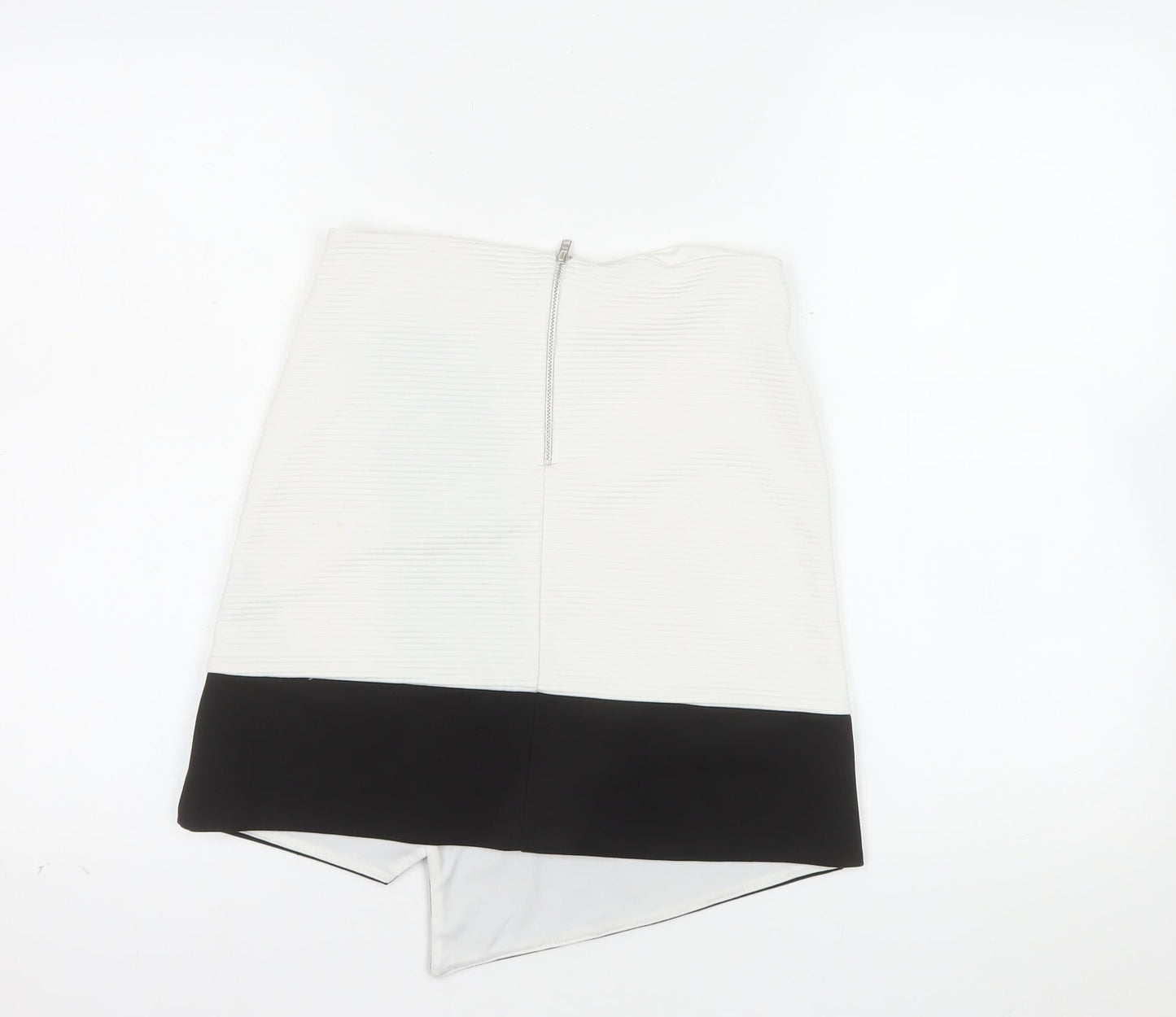Miss Selfridge Women’s Black White Pencil Mini Skirt Size 8