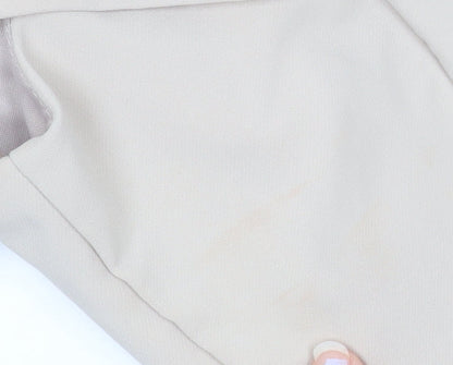 Miss Selfridge Women’s Beige Off Shoulder Slim Fit Jumpsuit Size 12