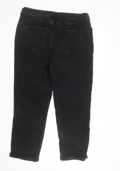 George Womens Black Skinny Jeans Size 18 Stretch Denim