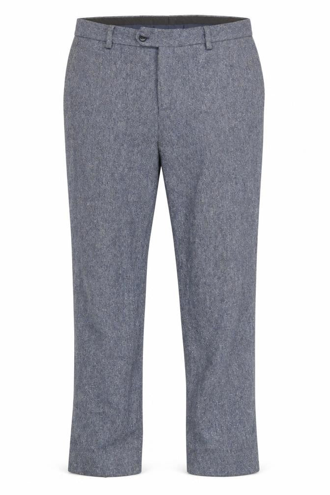 Next Men’s Grey Wool Blend Formal Trousers Size 32 Short