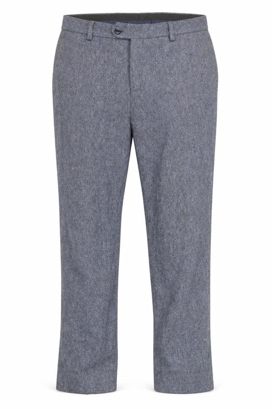 Next Men’s Grey Wool Blend Formal Trousers Size 32 Short