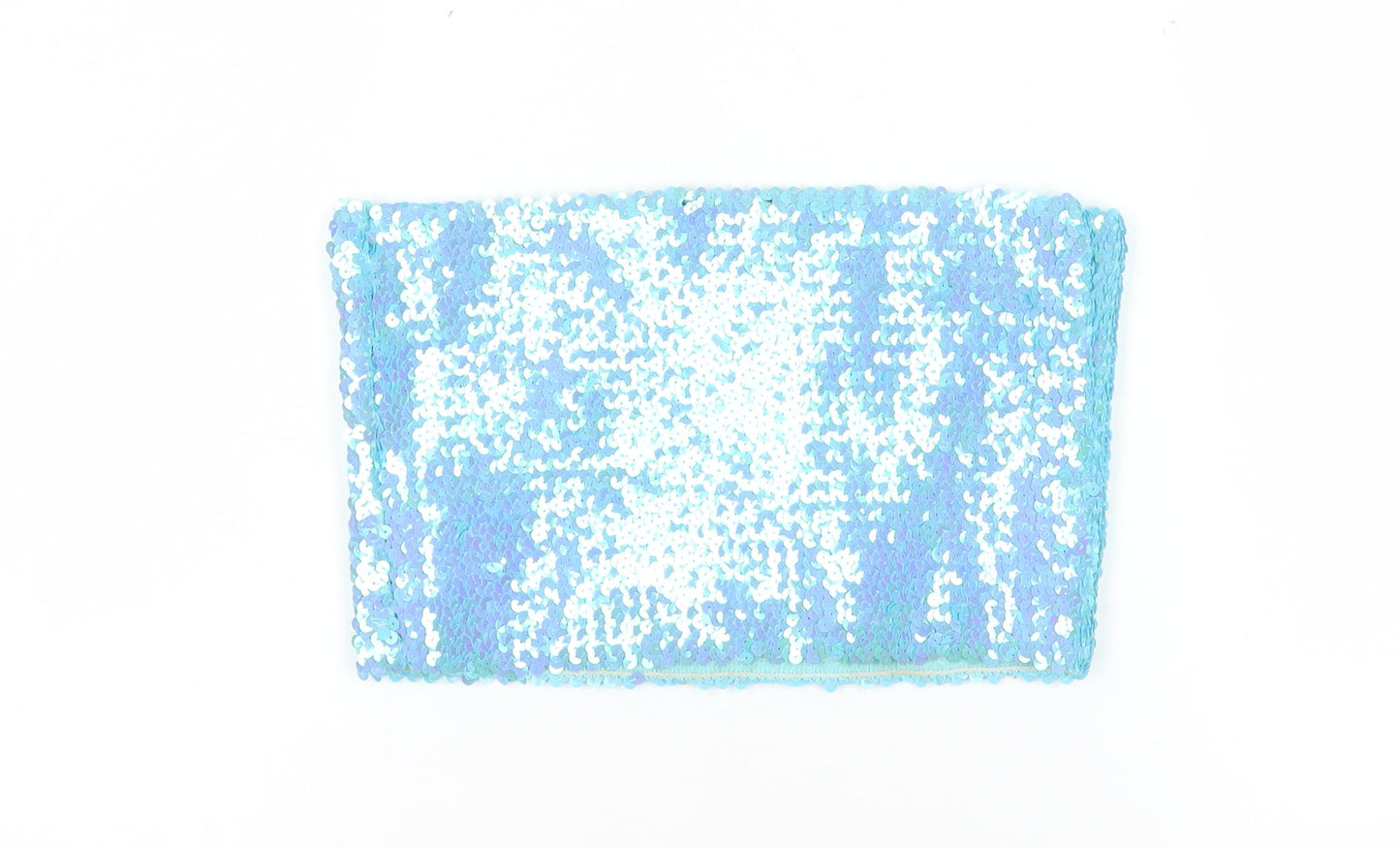 Topshop Women Blue Sequin Strapless Camisole Tank Top M