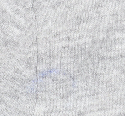Bonmarché Women’s Grey Crew Neck Heart Star Jumper Size 16