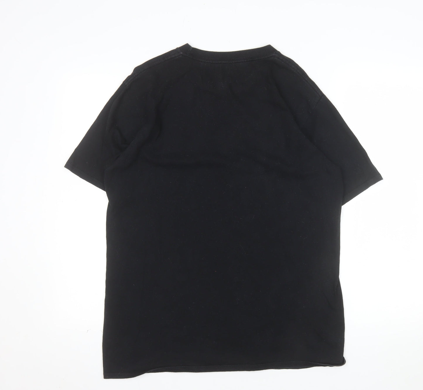 Hobo Jack Men's Black Graphic Tattoo Style T-Shirt Medium
