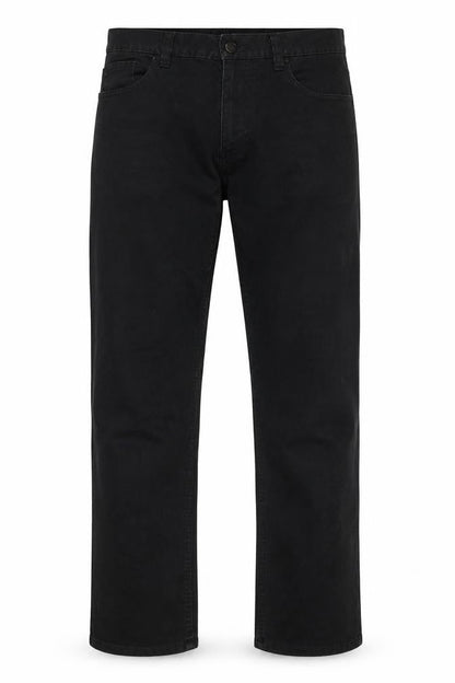 George Men's Black Straight Fit Jeans 34W 33L Denim Classic