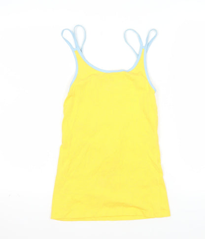 Disney Women’s Yellow Mickey Mouse Camisole Tank Top 2XS