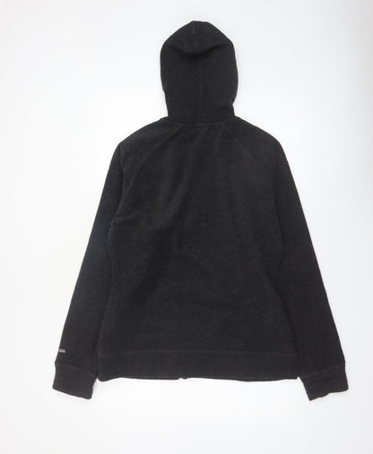 Trespass Womens Black Full Zip Hoodie UK 14 L Fleece Polyester
