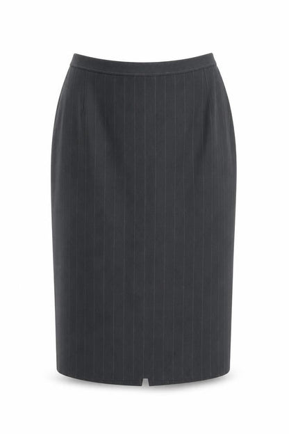 Marks and Spencer Women Grey Pinstripe Pencil Skirt Size 12