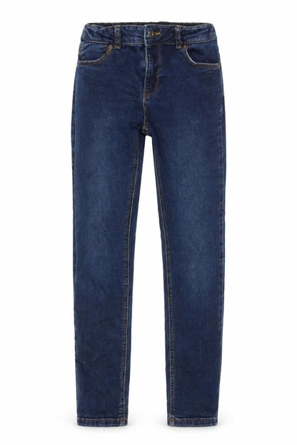 Denim Co Boys Blue Skinny Jeans 12-13 Years Adjustable Waist Cotton