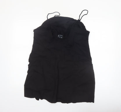 ASOS Women’s Black Camisole Top Size 18 Viscose Linen Blend