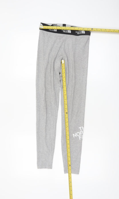 The North Face Womens Grey XS Leggings Elastic Waist Activewear