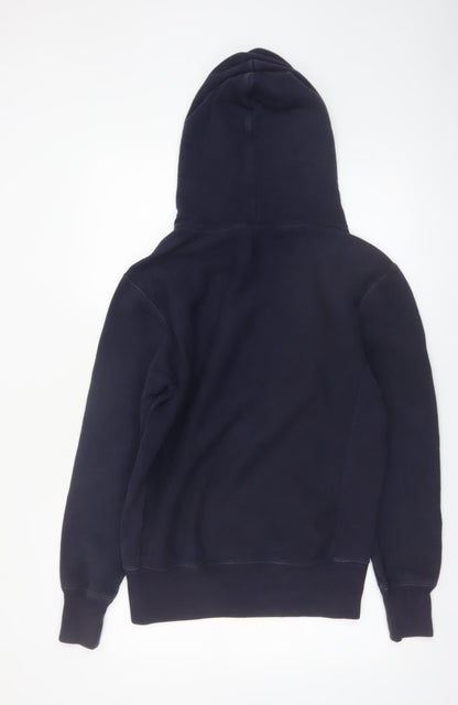 Champion Men's Blue Small Reverse Weave Pullover Hoodie