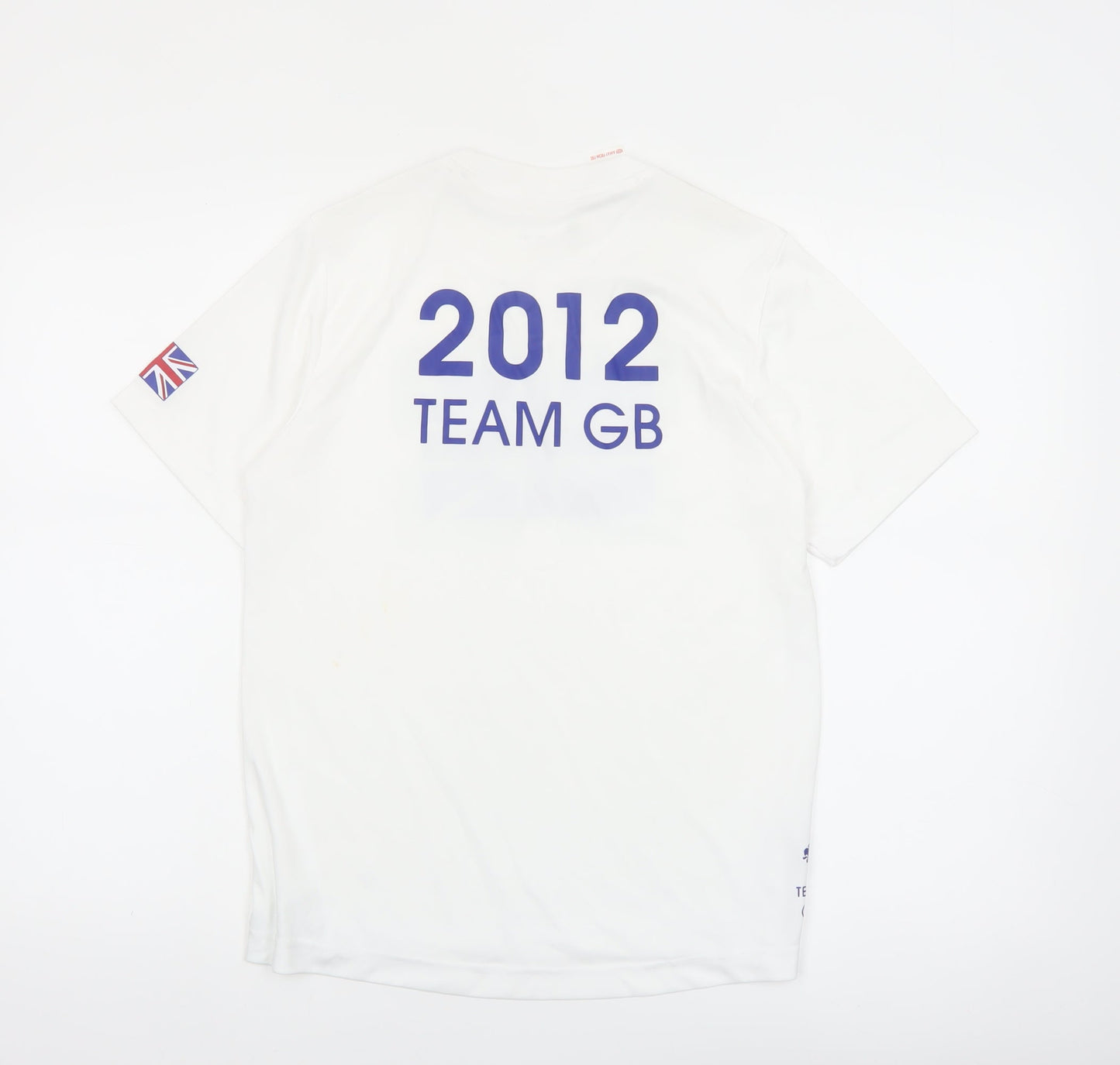 Team GB Boys White 13-14 Years Short Sleeve Sports T-Shirt