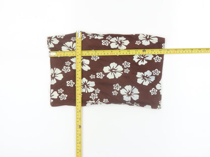 H&M Divided Women’s Brown Floral Strapless Camisole Top Size 12