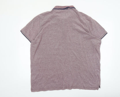 SoulCal & Co Men’s Purple 3XL Polo Shirt 100% Cotton Classic Fit