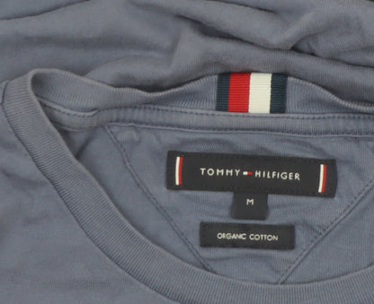Tommy Hilfiger Men's Blue Logo Organic Cotton T-Shirt Size M