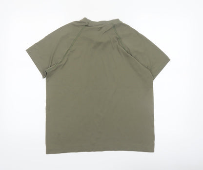 Gymshark Womens Green Athletic T-Shirt M Lightweight Activewear Top