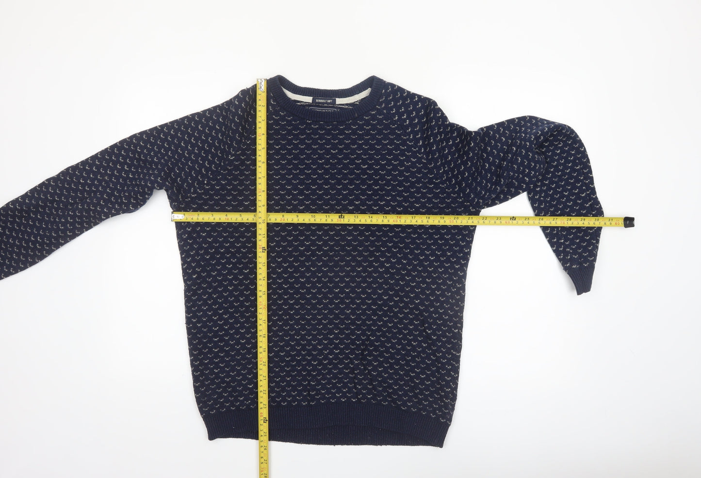 American Eagle Outfitters Men's Blue M Classic Knit Jumper