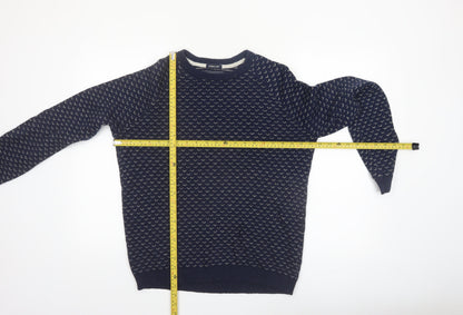 American Eagle Outfitters Men's Blue M Classic Knit Jumper
