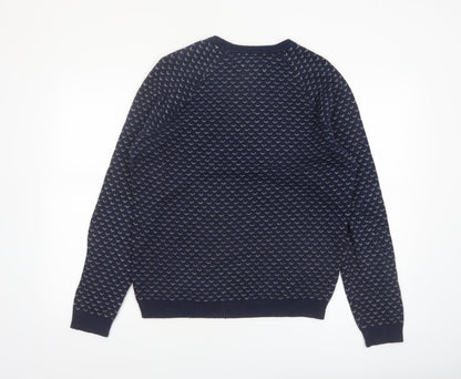 American Eagle Outfitters Men's Blue M Classic Knit Jumper