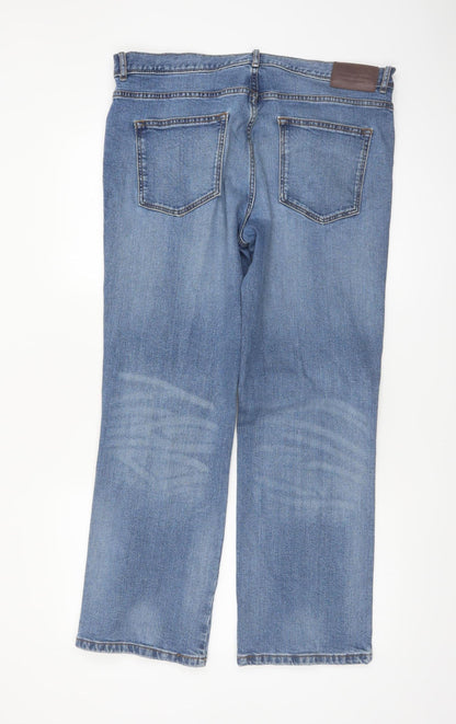 Denim By Tu Men's Blue Bootcut Jeans W36 L30 Classic Fit