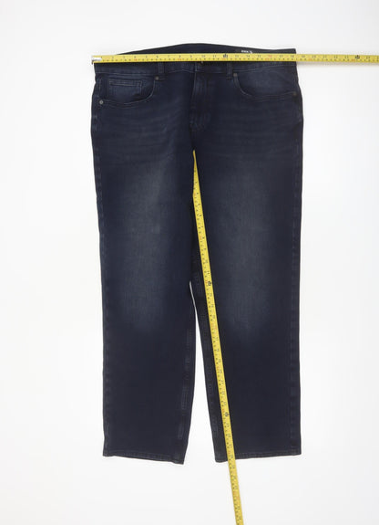 Denim by Tu Men's Blue 36S Straight Fit Jeans