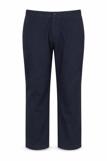 Marks and Spencer Men's Blue Chino Trousers 36W 29L Regular Fit