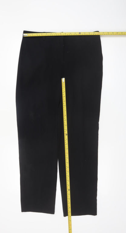 Marks and Spencer Women's Black Size 12 Regular Dress Pants Trousers
