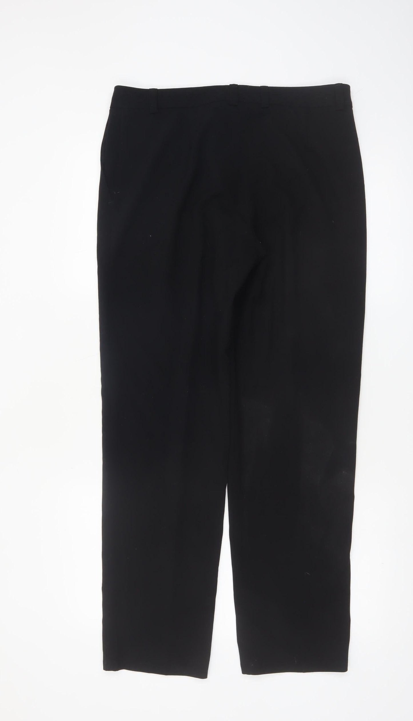 Marks and Spencer Women's Black Size 12 Regular Dress Pants Trousers