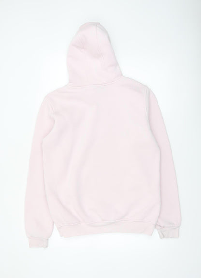 ADA Women's Pink Pullover Hoodie Size L 100% Cotton Casual Sweatshirt