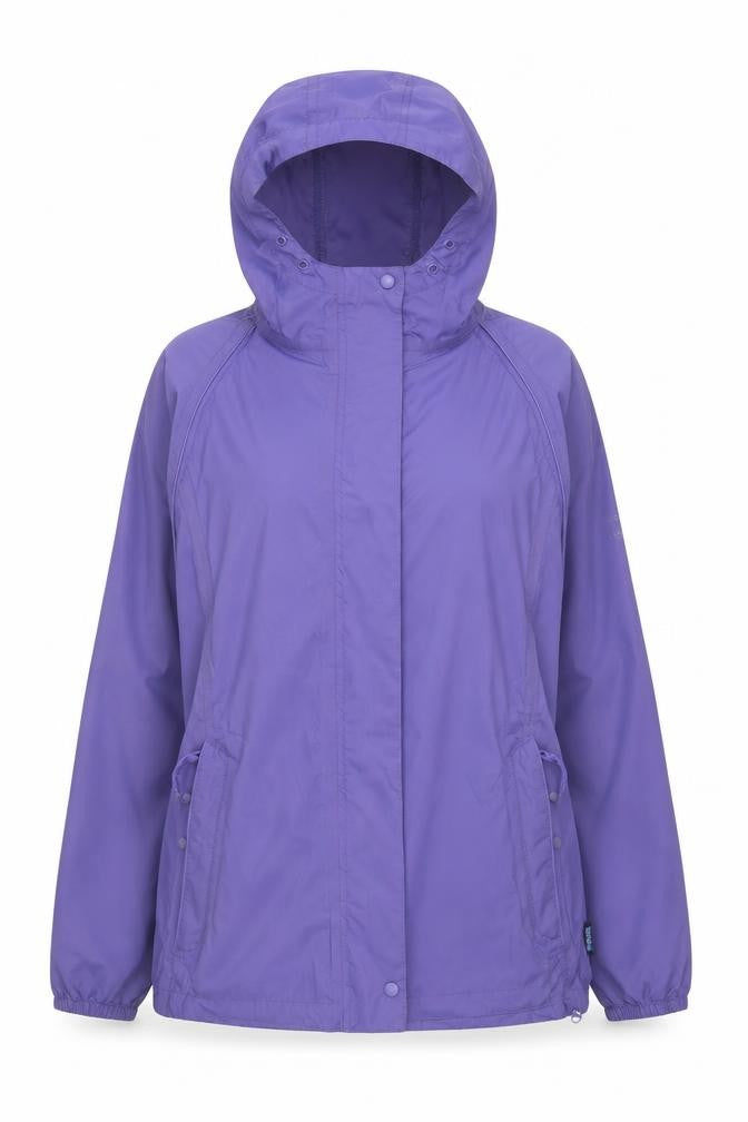 Regatta Women's Purple Waterproof Hooded Rain Jacket Size 12