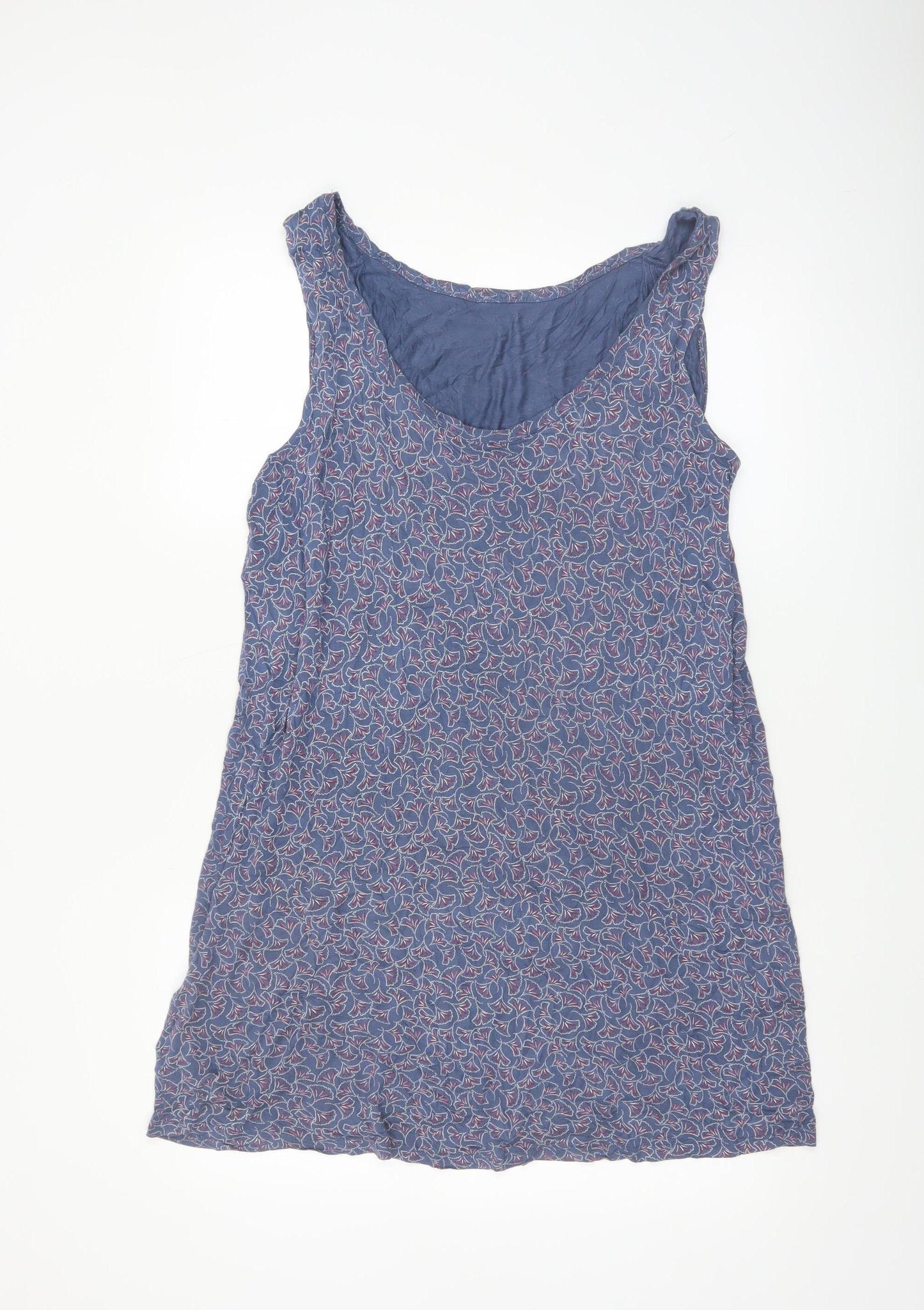 Next Women’s Blue Floral Sleeveless Shift Dress Size 16 Tall