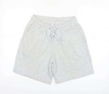 Collusion Men's Grey Sweat Shorts Size S Casual Drawstring Elastic Waist