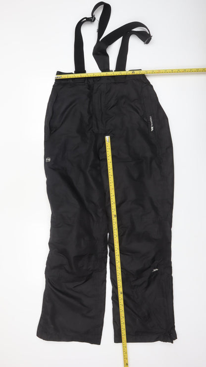 Trespass Men Black S Snow Pants Waterproof Windproof Insulated